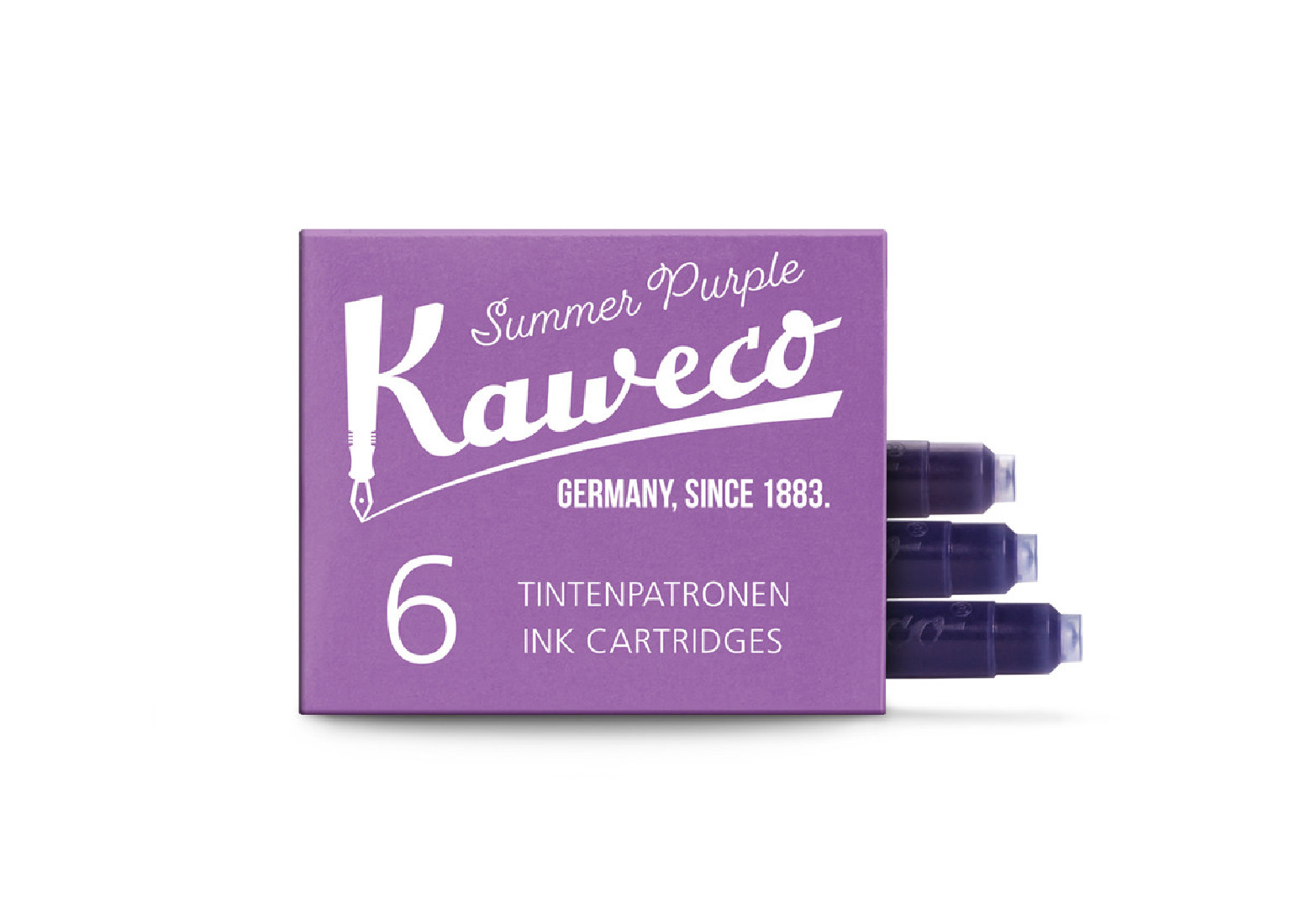 Kaweco ink cartridges 6pcs Aubergine (Purple)