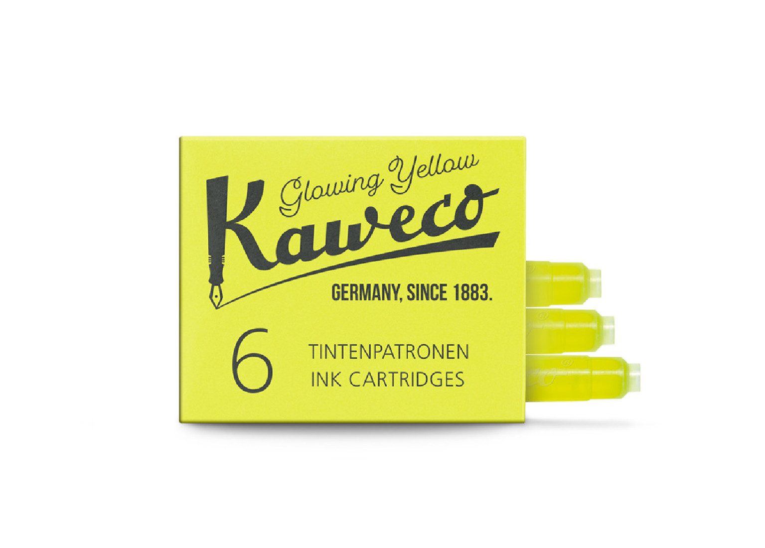 Kaweco ink cartridges 6pcs Highlighter Yellow