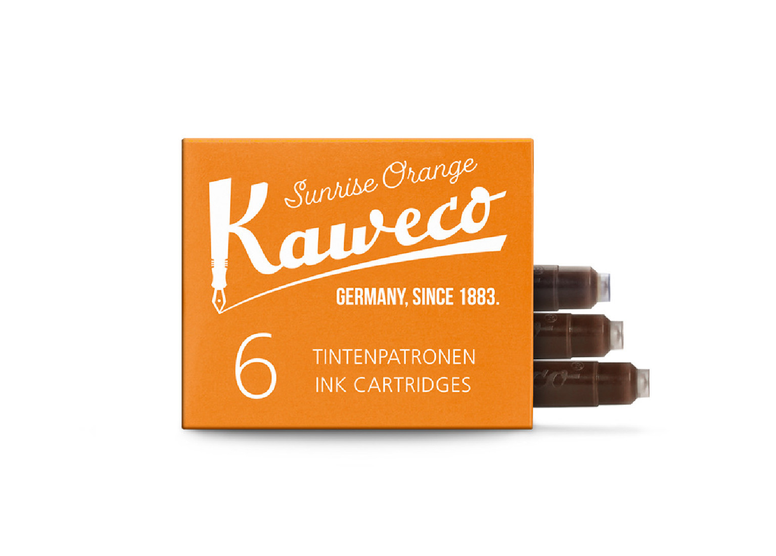 Kaweco ink cartridges 6pcs Sunrise Orange