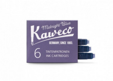 Kaweco ink cartridges 6pcs Midnight Blue (Blue Black)
