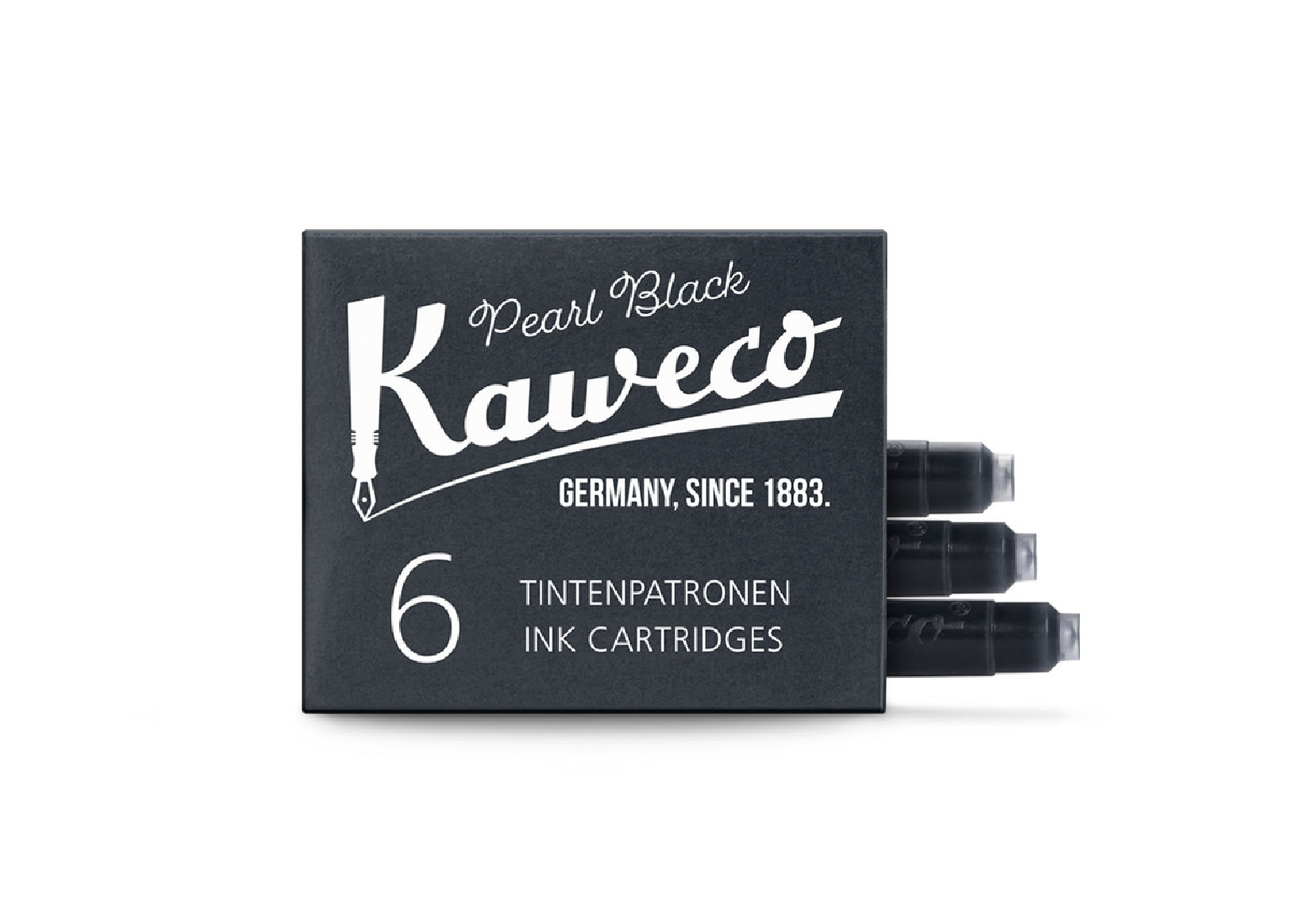 Kaweco ink cartridges 6pcs Pearl Black