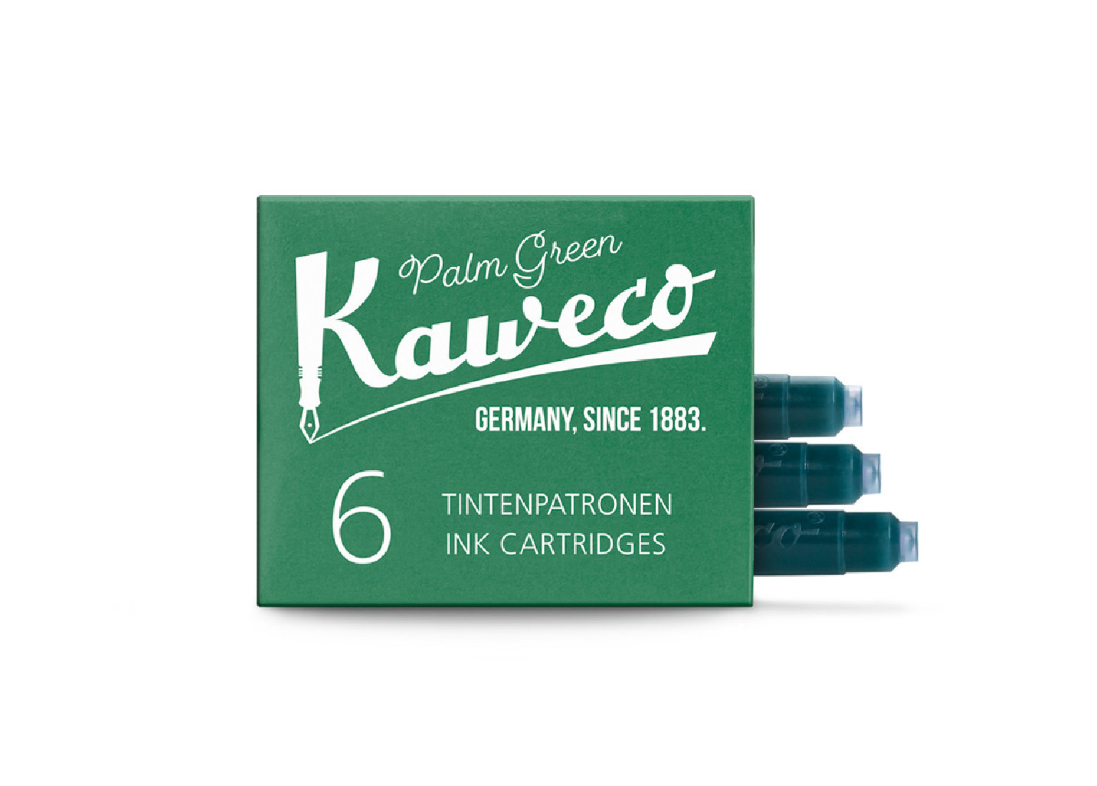 Kaweco ink cartridges 6pcs Green