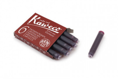 Kaweco ink cartridges 6pcs Ruby Red