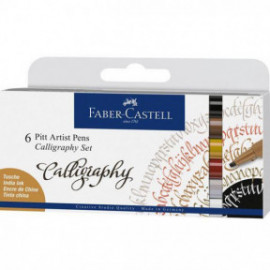 Faber-Castell 4 Pitt Artist Pens Calligraphy Set 167505