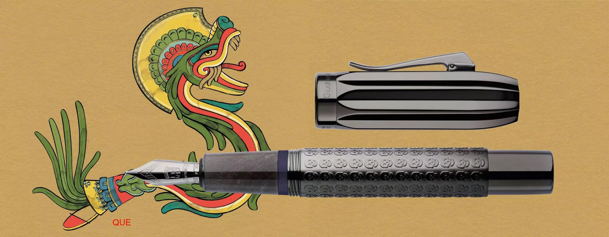 Graf von Faber-Castell Pen of the Year 2022 Aztec Fountain Pen