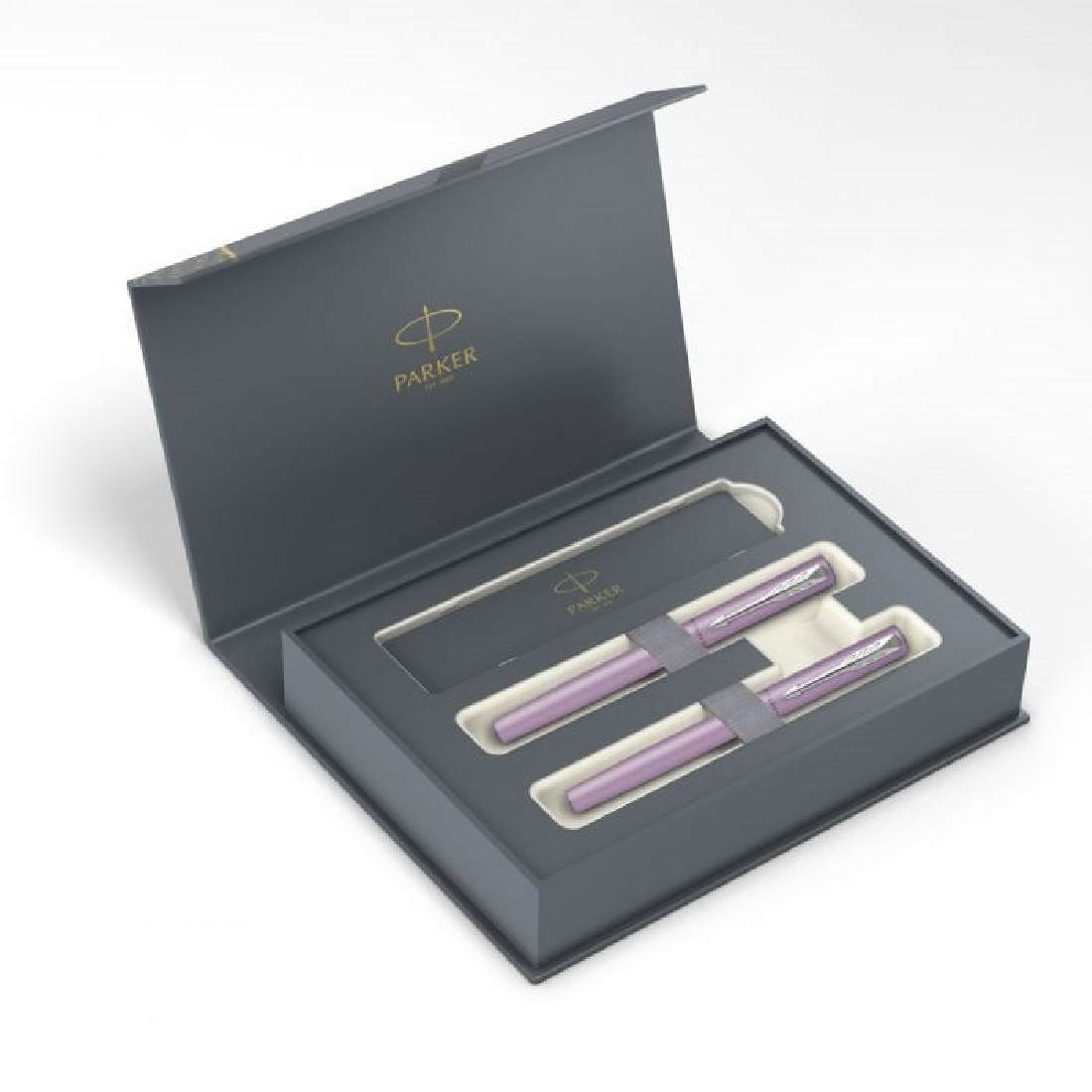Personalised Parker IM Ballpoint & Fountain Pen Gift Set - Gloss Black -  Boutique Gifts