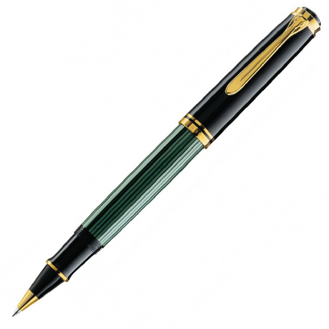 Pelikan Souveran R800 Green Black Rollerball Pen