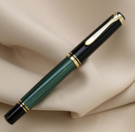 Pelikan Souveran M400 Black Green  Fountain Pen