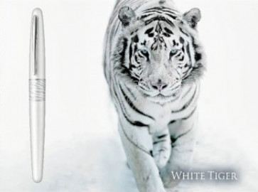 Pilot MR White Pear Tiger Ring Fountain Pen