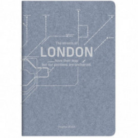 Clairefontaine Rhodia Jeans notebook A4 21x29,7cm, London metro, 90gr, lined, 96 pages, 083532