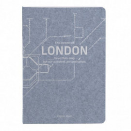 Clairefontaine Rhodia Jeans notebook A6 10,5x14,8cm, London metro, 90gr, lined, 96 pages, 083534