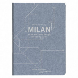 Clairefontaine Rhodia Jeans notebook A5 21x14,8cm, Milan metro, 90gr, lined, 96 pages, 083533