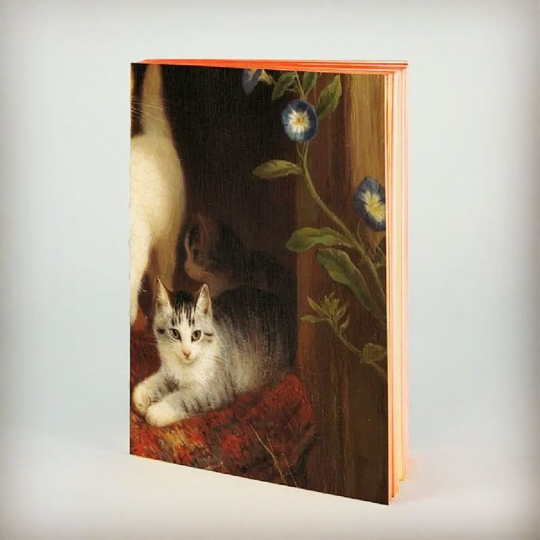 ANTIQUE NOTEBOOK - CANVAS BOOK Cat LIBRI MUTI