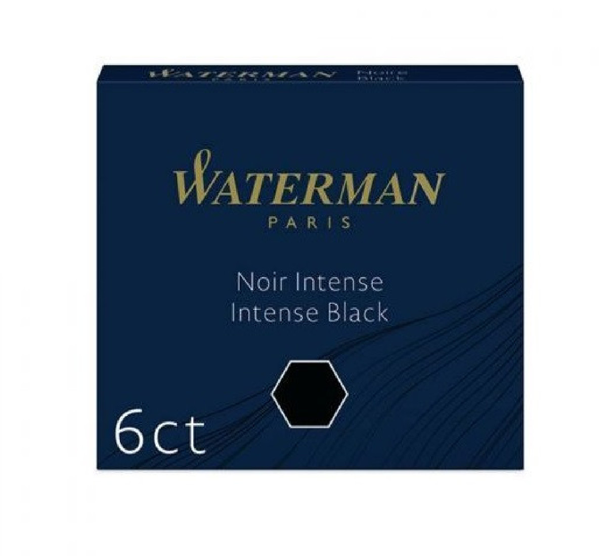 Waterman Mini Ink Cartridges Black 6pcs