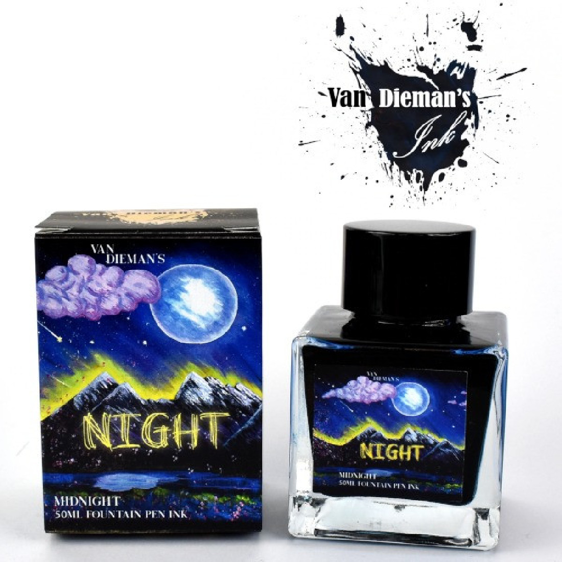 Van Diemans Night - Midnight - Fountain Pen 30ml Ink