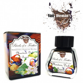 Van Diemans Birds of a Feather - Mandarin Duck Breast - Fountain Pen 30ml Ink