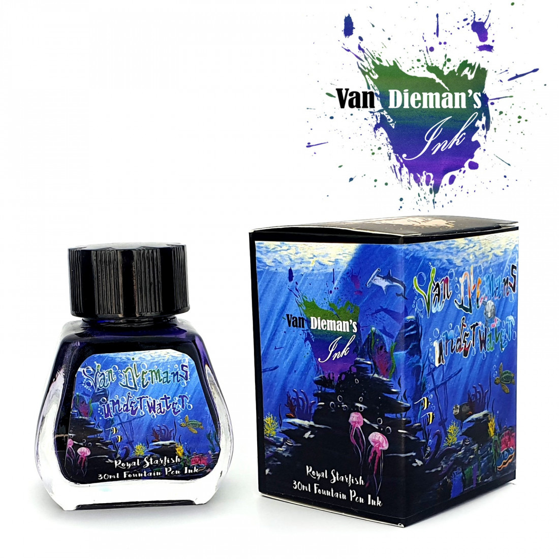 Van Diemans Underwater - Royal Starfish - Fountain Pen 30ml Ink
