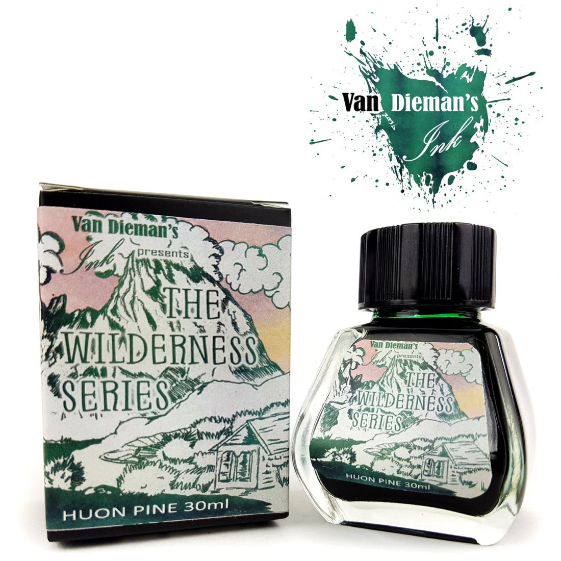 Van Diemans Wilderness - Huon Pine - Fountain Pen 30ml Ink