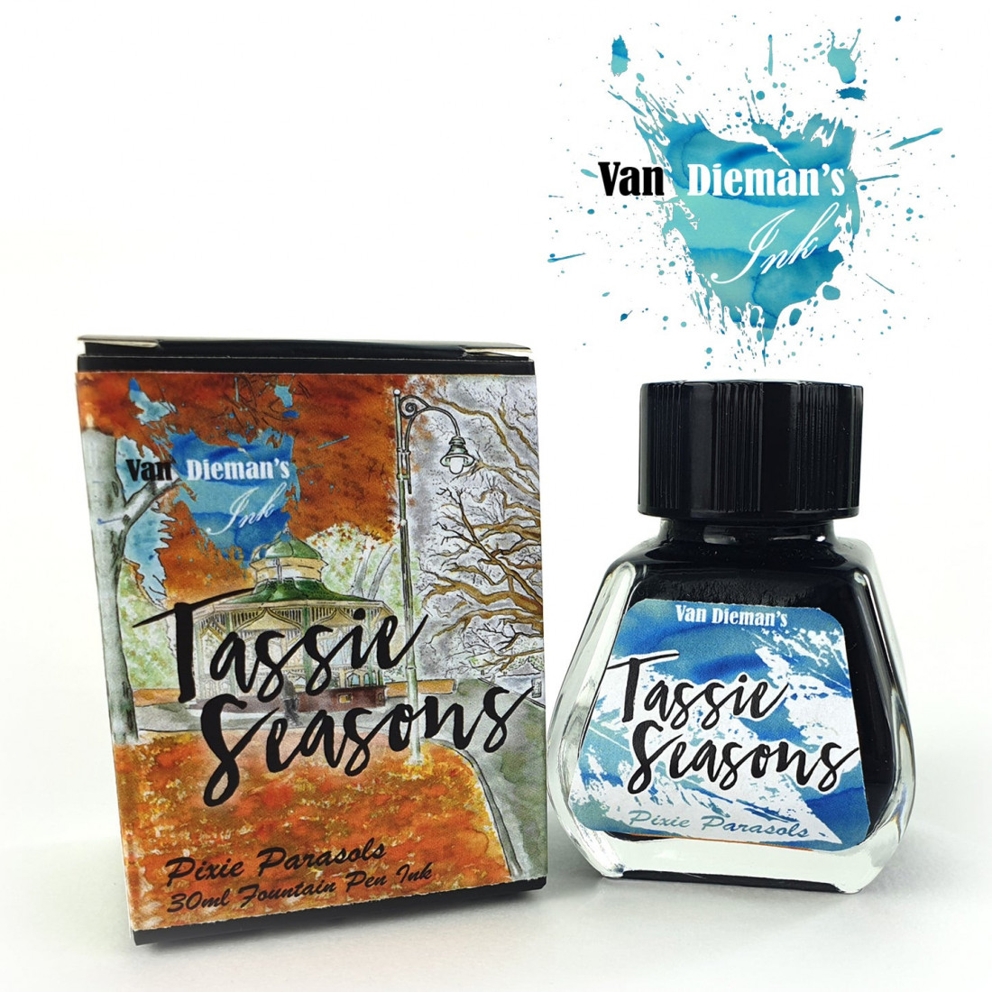 Van Diemans Tassie Seasons (Autumn) Pixie Parasols - Fountain Pen Ink