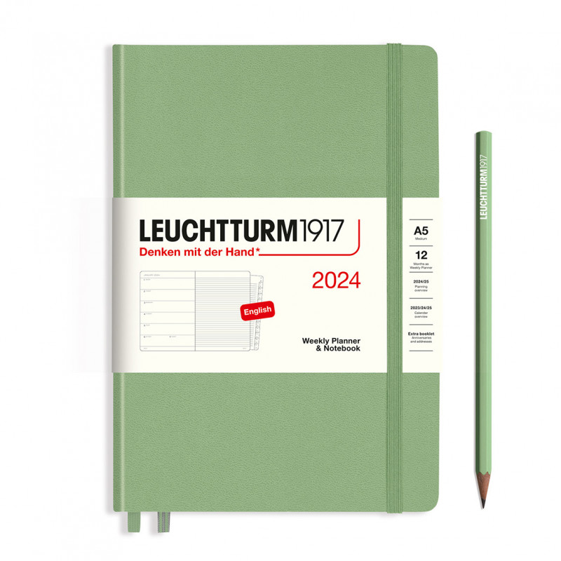 LEUCHTTURM1917 Hardcover Notebook Medium Forest Green