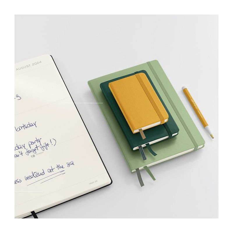 Leuchtturm1917 A5 Medium Hardcover Ruled Notebook - Mint Green