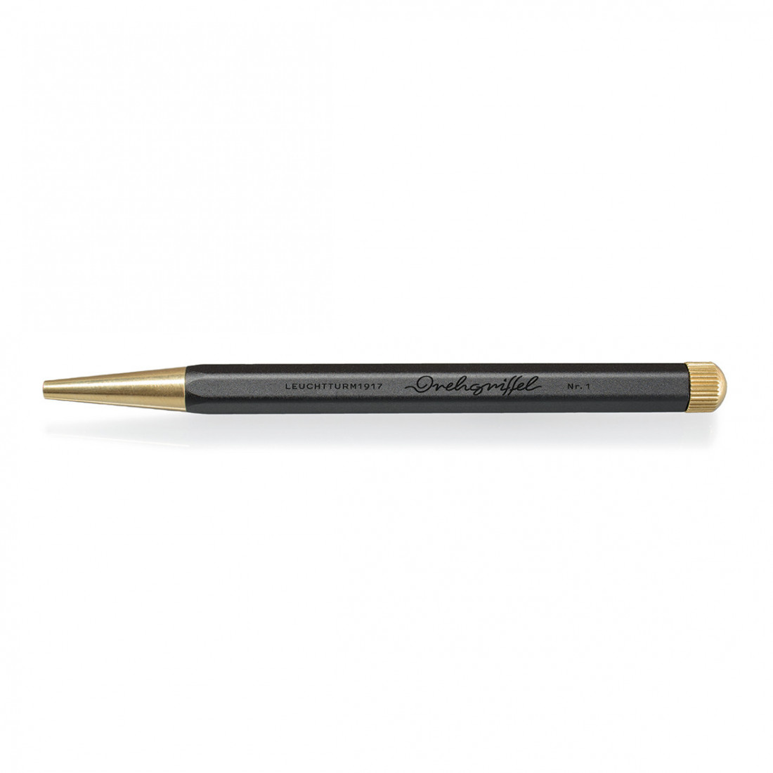 Drehgriffel Nr. 1, Black - Gel pen with black ink - Bullet Journal Edition  - LEUCHTTURM1917