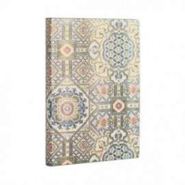 Paperblanks softcover flexi notebook, lined, midi 13x18cm, 176 pages, 100 gsm, Sacred Thibetian Textiles, Ashta