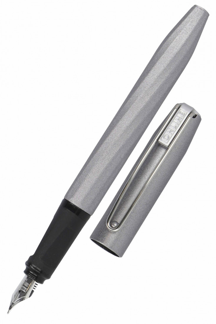 Fountain pen Slope silver grey 26132 Online