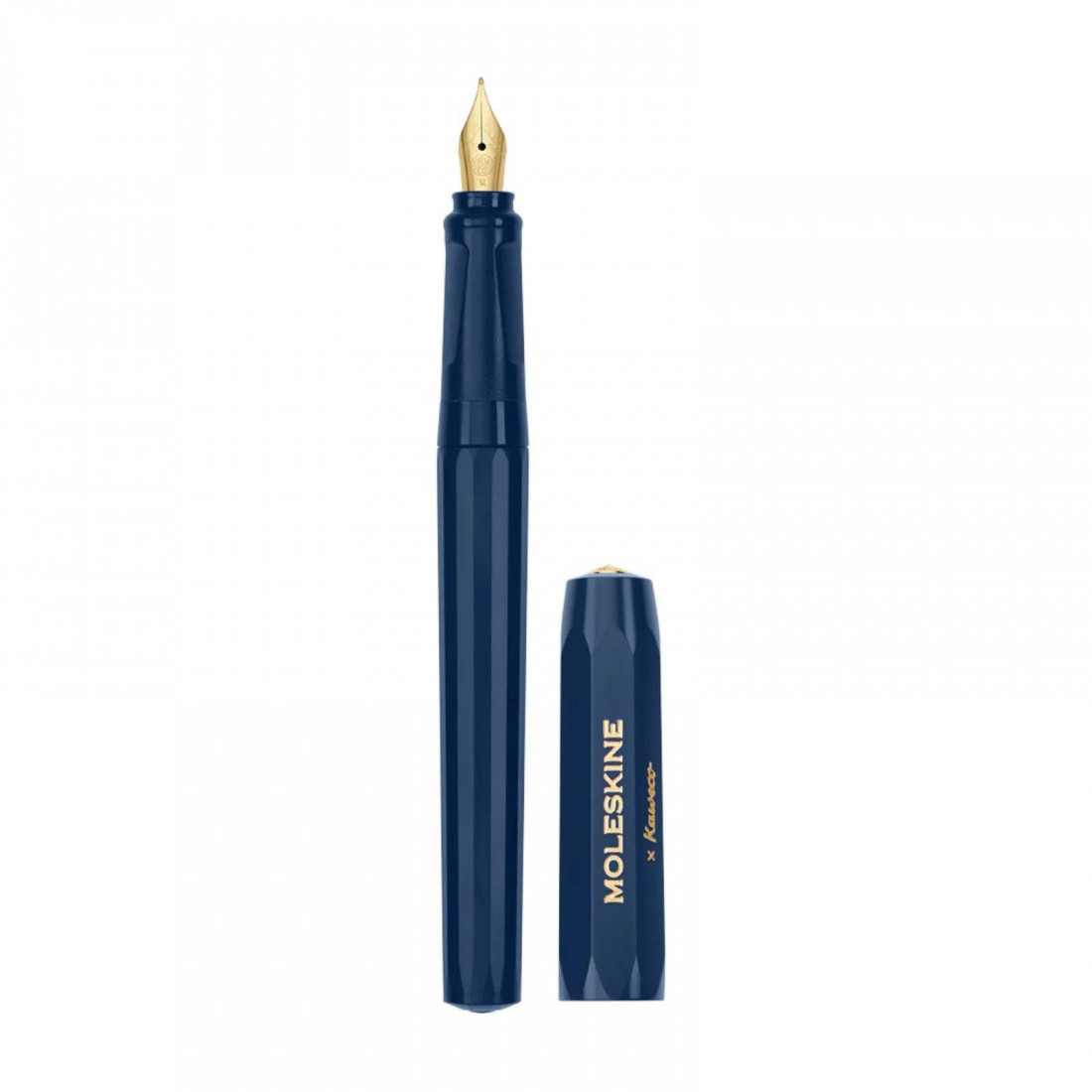 Kaweco and Moleskine blue fountain pen