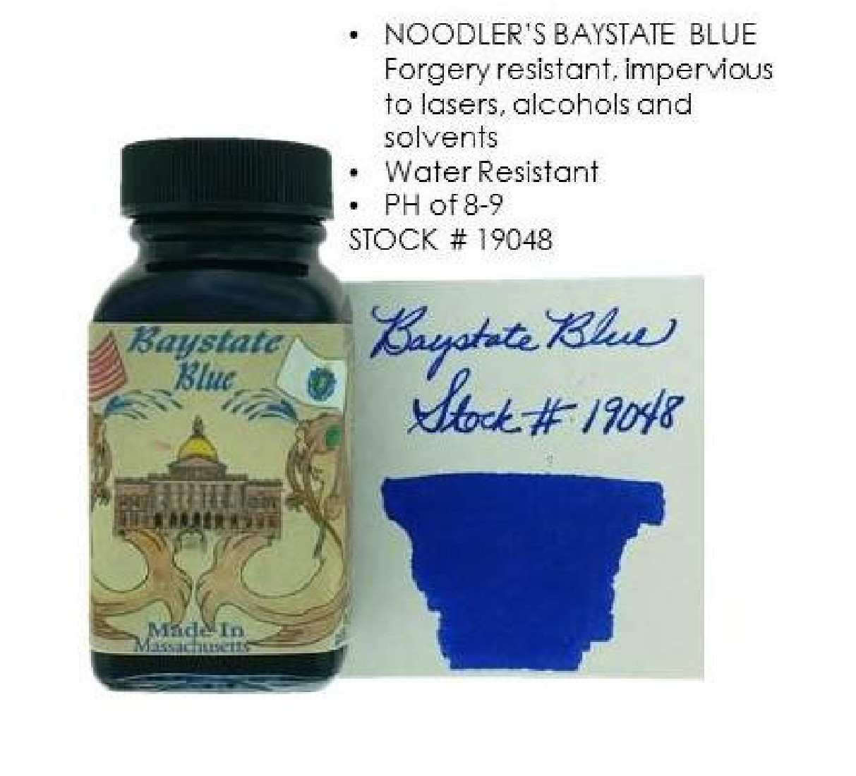 Noodlers ink Baystate Blue 90ml  19048