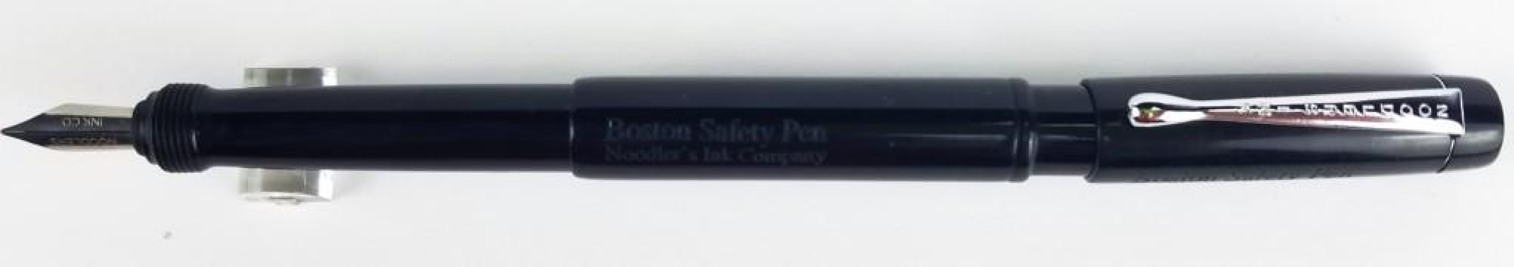 Noodlers Black Boston Ebonite 13001  Safety pen