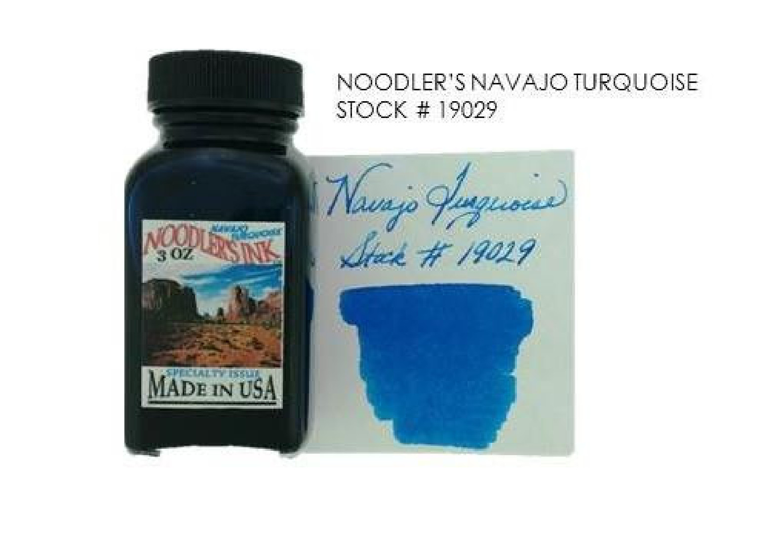Noodlers ink Navajo (Mesa) Turquoise 90ml  19029
