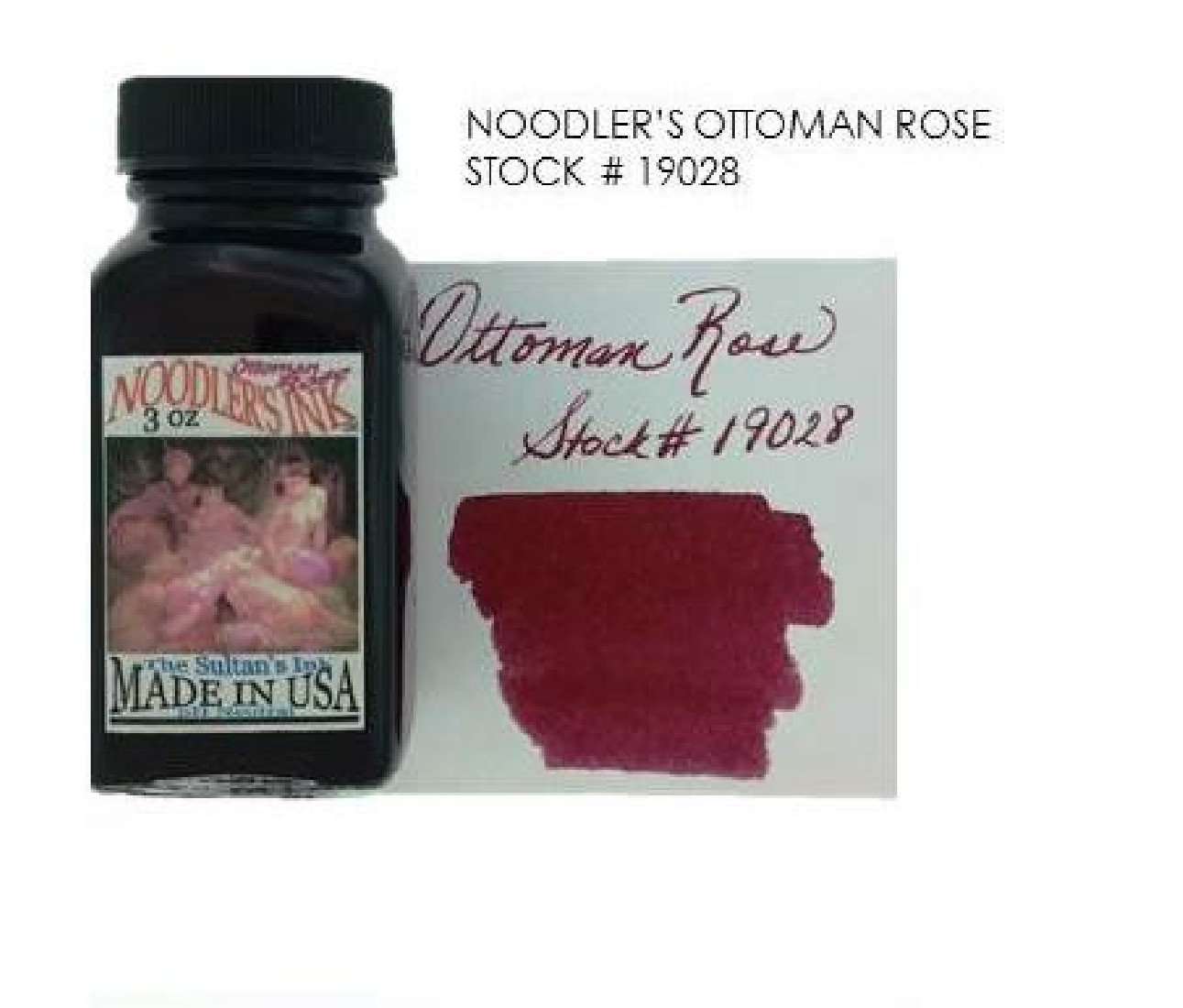 Noodlers ink Ottoman Rose (Rose in the Louvre) 90ml 19028