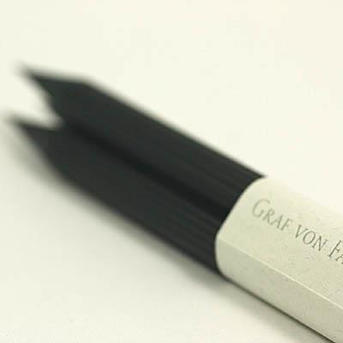 SET OF 3 BLACK PENCILS WITH DIPPED END 118638 GRAF VON FABER CASTELL