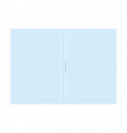 Filofax Blue Ruled Notepaper A5 Refill 343001