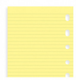 Refill Pocket Yellow Ruled Notepaper 213010 Filofax