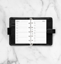Name, Address And Telephone Number Refill - Mini 510201 Filofax