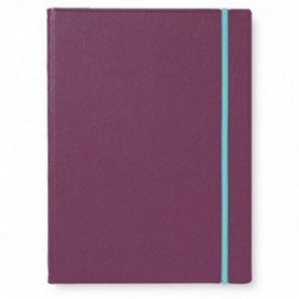 Filofax Notebook Refillable Ruled A4 Neutrals Plum 179525