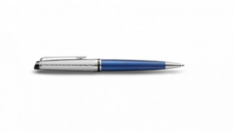 Waterman Expert Deluxe Metallic Blue Lacquer CT ballpoint pen