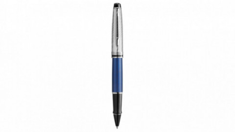 Waterman Expert Deluxe Metallic Blue Lacquer CT Rollerball Pen