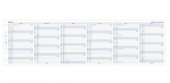 Refill Pocket Year Planner 2024 Vertical 24-68202 Filofax