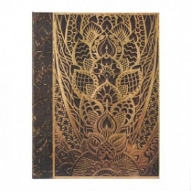 Paperblanks notebook ultra 17,5 x23cm, hard cover, elastic closure, lined, 144 pages, 120g, New York Deco, The Chanin Rise, 96023