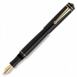 Delta Write Balance Black Gold Fountain Pen