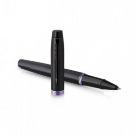 Parker IM Vibrant Rings amethyst purple Set Rollerball and Notebook