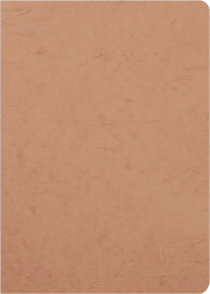 Clairefontaine Rhodia Age Bag Staplebound Notebook (96 Pages) - A4 Size, Lined Rulings, 90gsm Brushed Vellum Paper - Brown Leather Effect Cover 73306