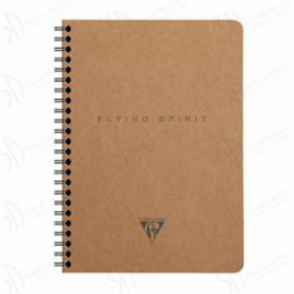 Clairefontaine Rhodia Flying Spirit Brown Spiral Notebook, 90gsm, A5 Lined 103566