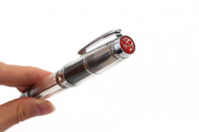 TWSBI Vac 700  mini Smoke Fountain pen Clear
