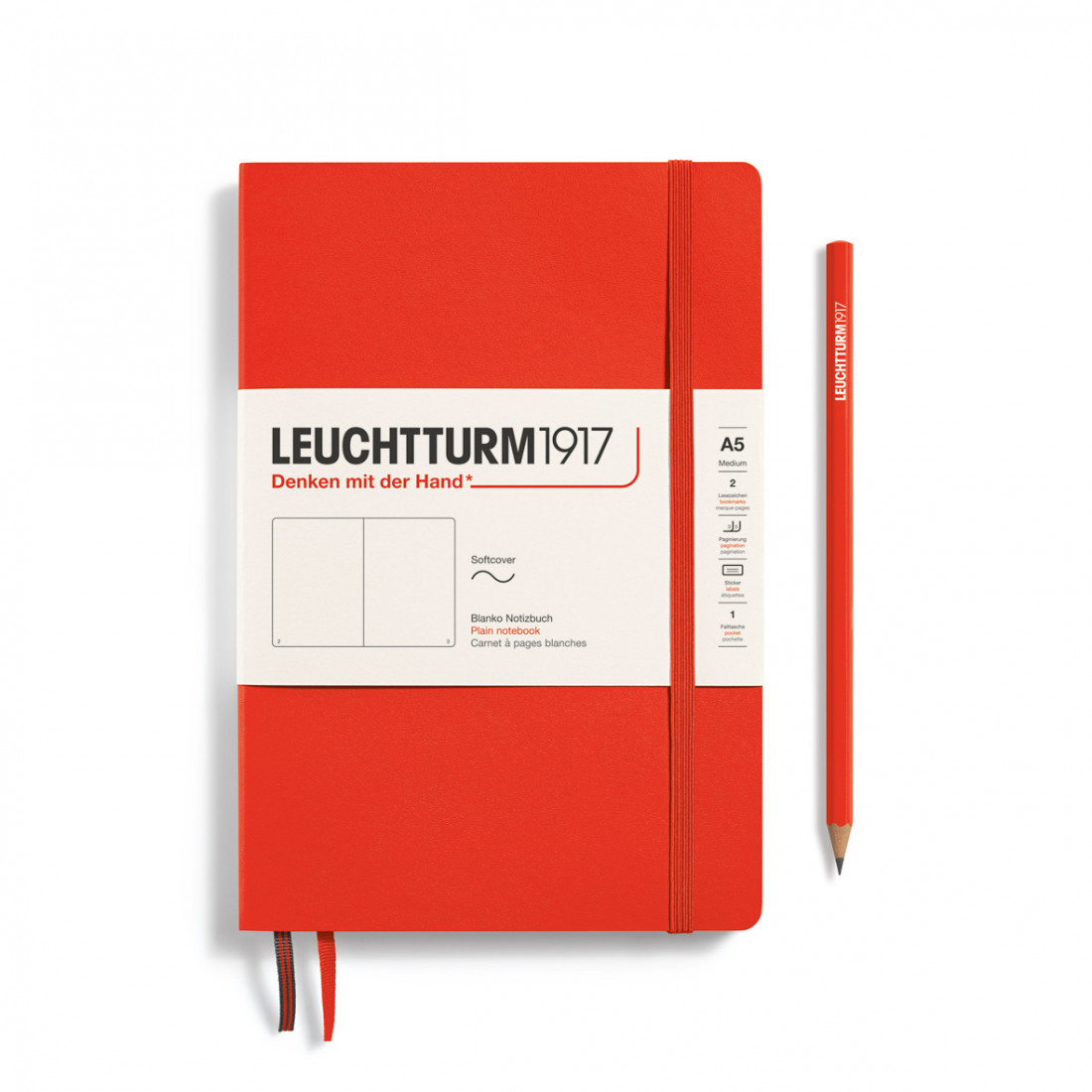 Leuchtturm 1917 Notebook A5 LobsterPlain Soft Cover