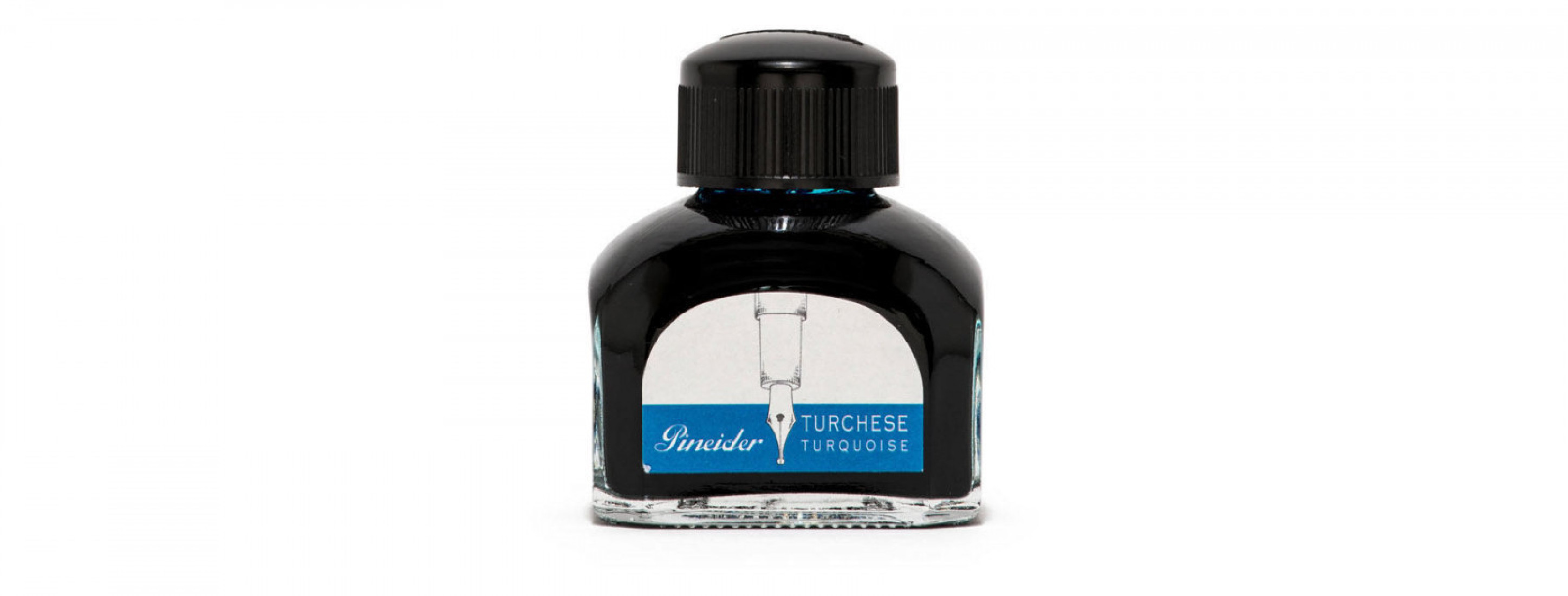 Pineider ink well 75ml Turquoise