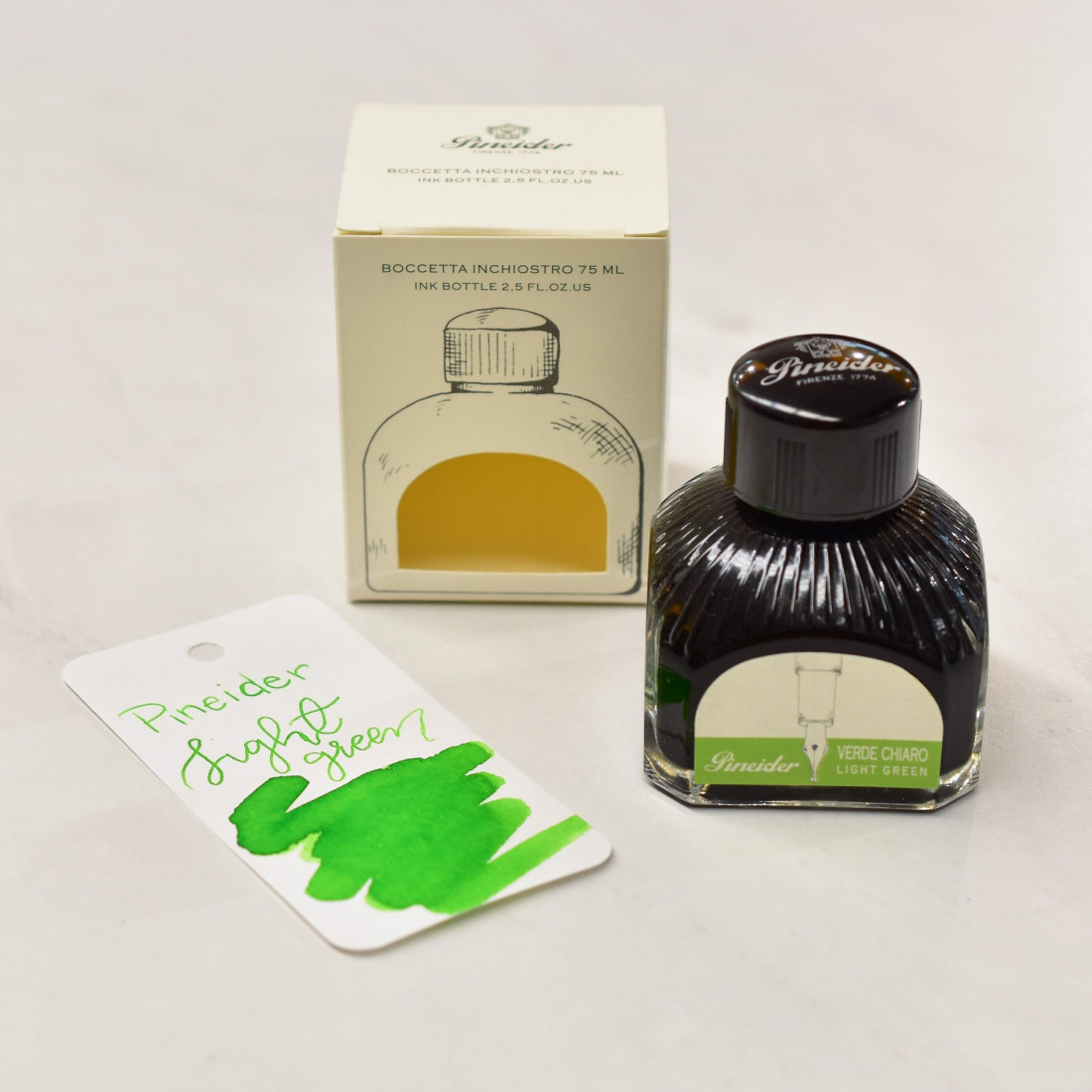 Shopee Ink Well Pineider ink well 75ml Light Green